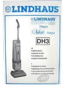 Lindhaus DH3 Genuine Vacuum Bags - MH Vacuums