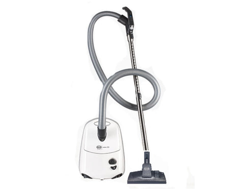 SEBO E1 Series Kombo Airbelt ARCTIC WHITE Turbo Canister Vacuum Cleaner - MH Vacuums